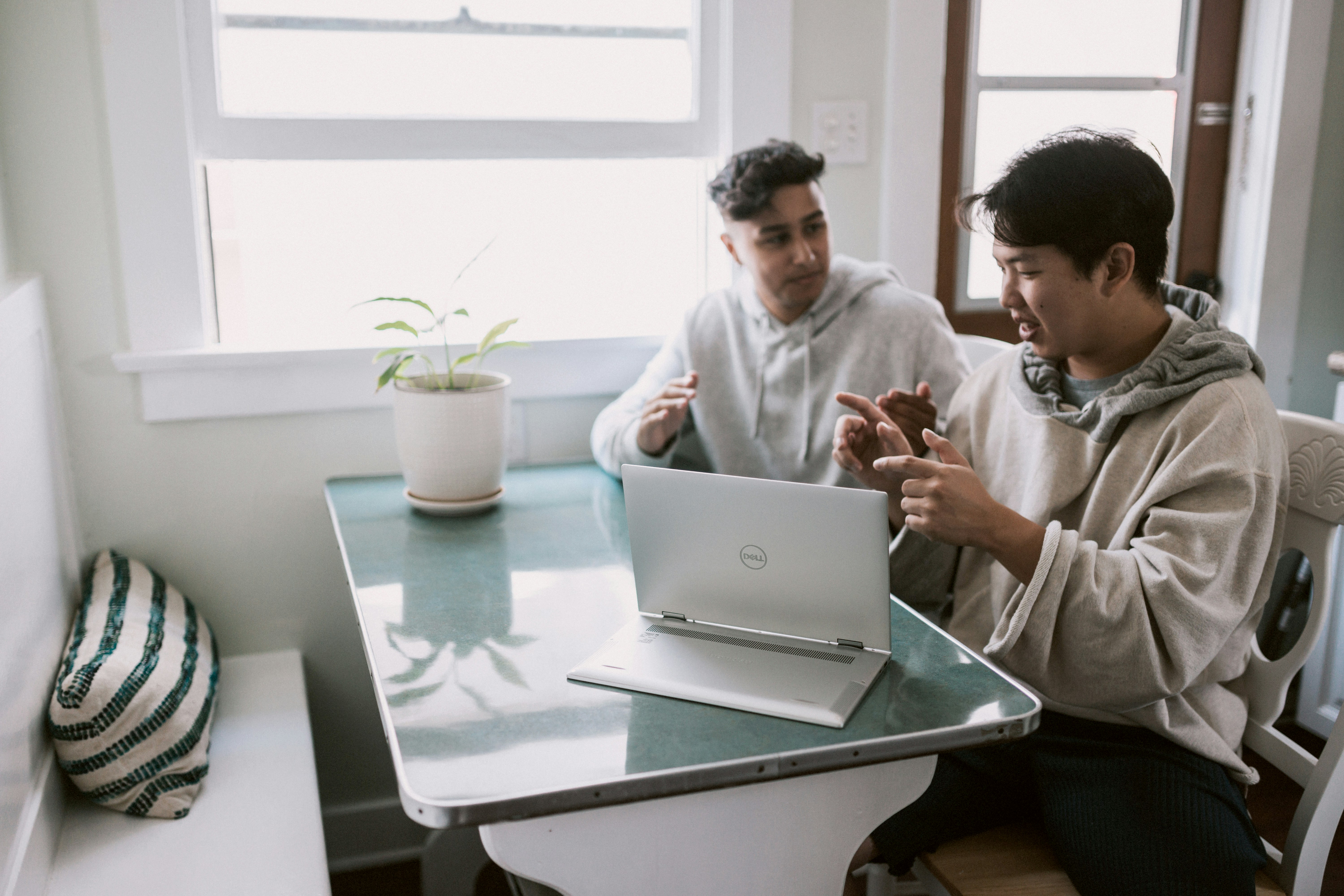 Business team analyzing AI operations